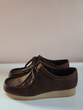 Collection By Clarks Brown Wallabee Casual Leather Shoe Size 8